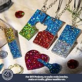 LEOBRO Holographic Ocean Blue Glitter 160G Chunky Resin Nail Cosmetic view 5