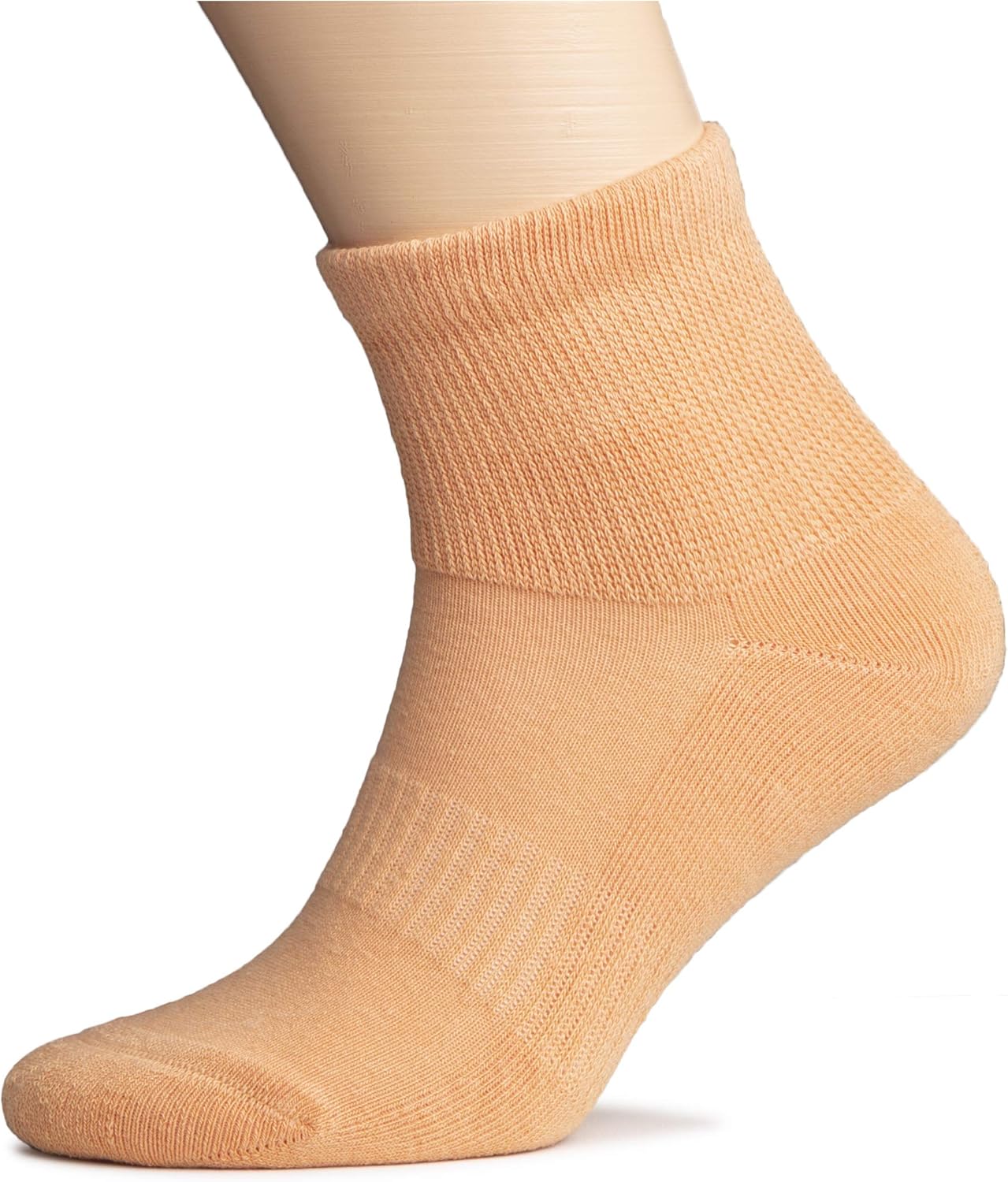 Hugh Ugoli Women's Diabetic Ankle Breathable Soft Cotton Socks with Seamless Toe, Semi Cushion, 3 Pairs | Shoe Size: 6-9/9-12: Clothing
