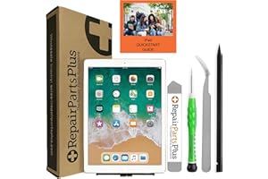 Repair Parts Plus for iPad Pro 12.9 (1st Generation) Screen Replacement LCD Display and Glass Touch Digitizer Premium Kit (12.9", A1584 | A1652) with PCB Board + Tools + Adhesive - White