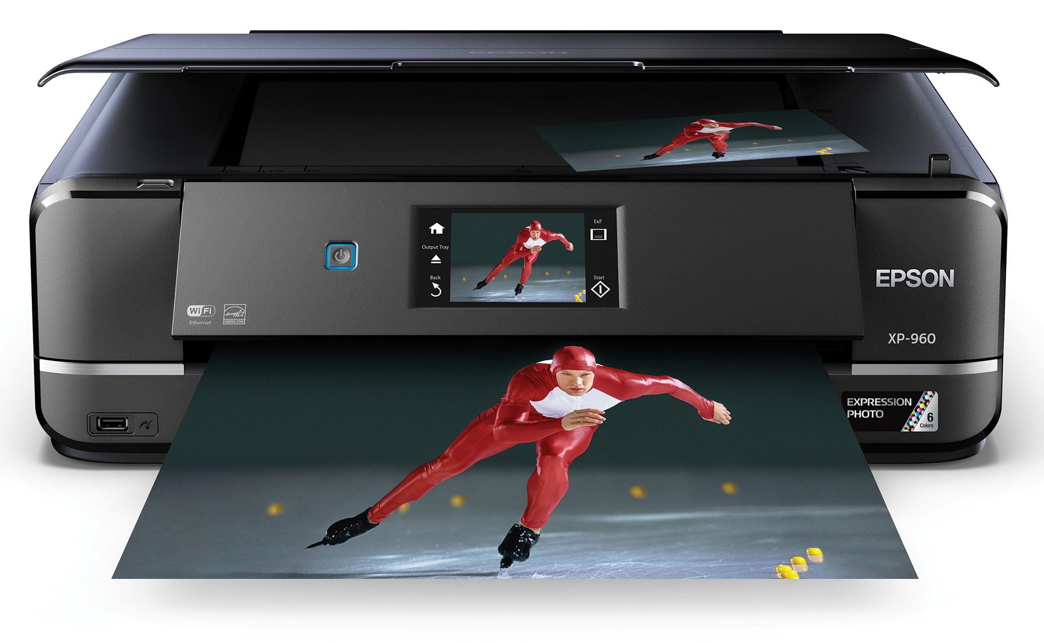 Epson Expression Photo XP-960 Wireless Color Photo Printer with Scanner and Copier, Amazon Dash Replenishment Ready