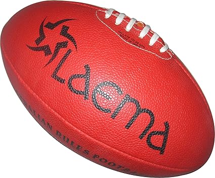 Laema Abrasion Australian Rules Football Afl Ball Red Size 5 Balls Amazon Canada