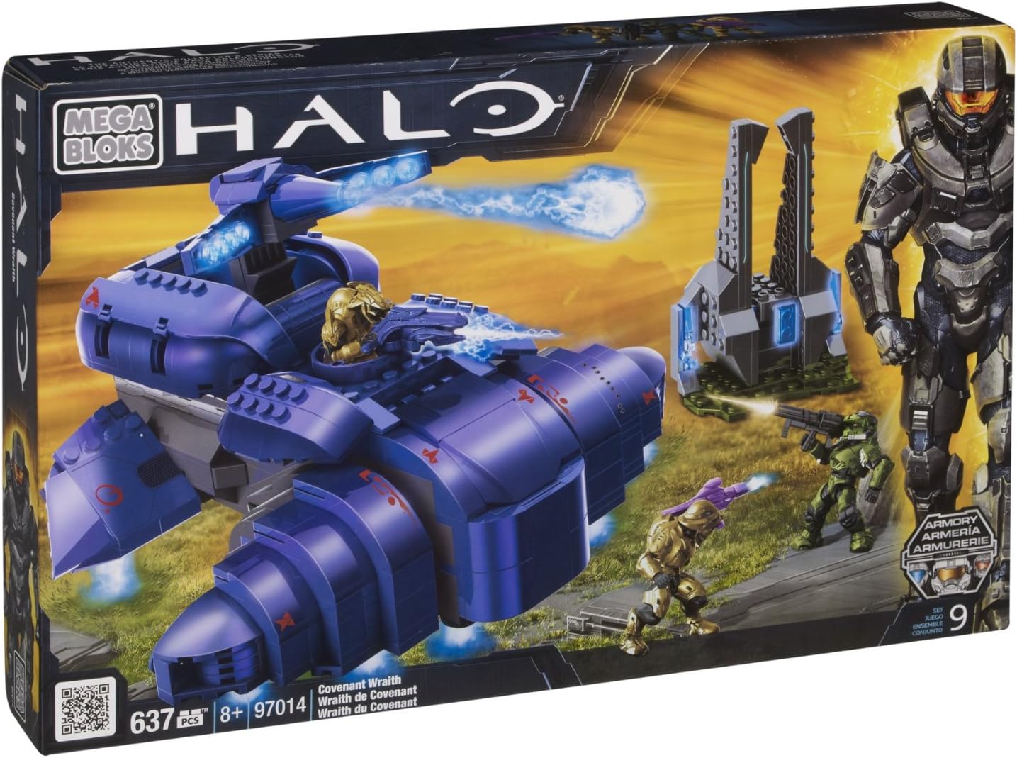 Mega Bloks 97014 Halo Juego de construcción de Covenant Wraith