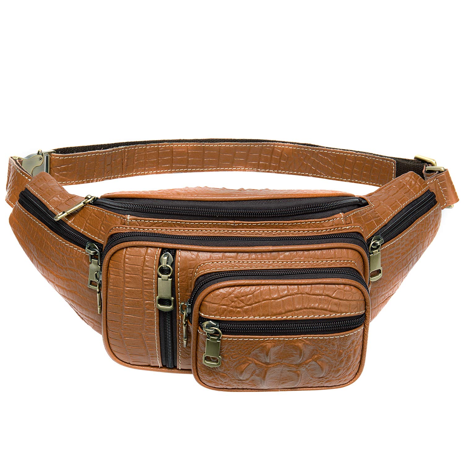 extra large leather fanny pack