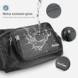 ProCase Bum Bag Waist Fanny Pack 6 Pockets Adjustable Belt Black Large view 6