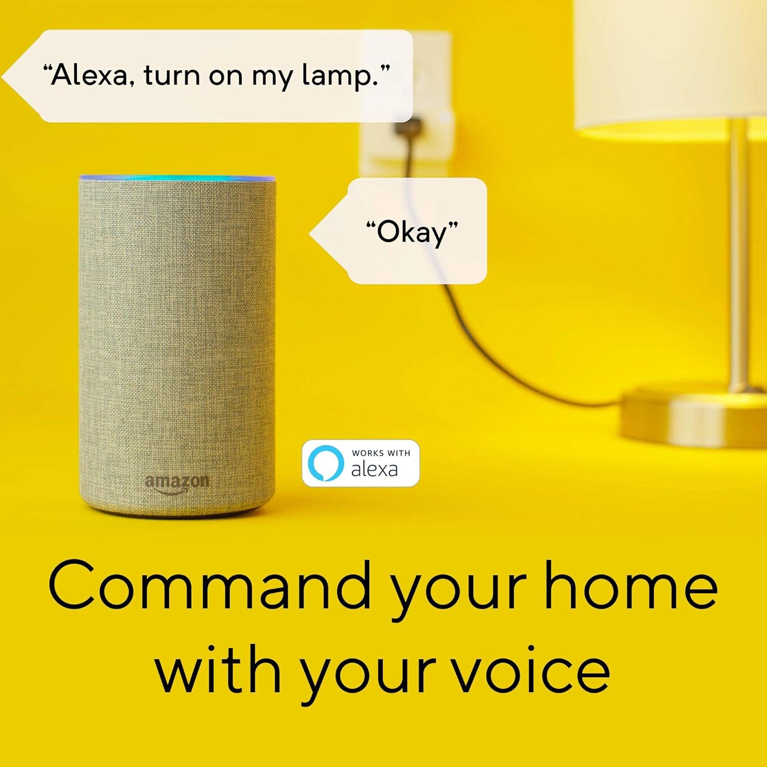 Wyze Plug, Compact WiFi Smart Plug, 15A, Works with Alexa and Google Assistant - - 