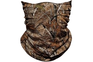 AXBXCX 2 Pack - Camouflage Print Seamless Neck Gaiter Bandana Face Mask for Outdoor Activities