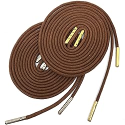 YJRVFINE 1/7" Thick Round Waxed 35 inch Light Brown