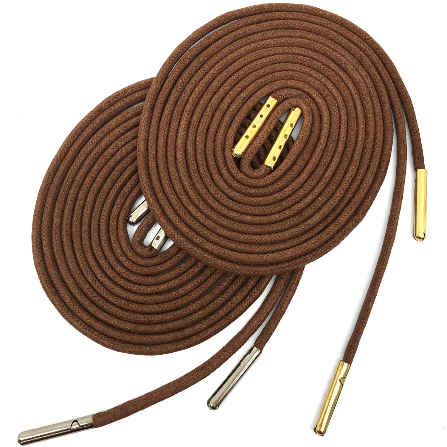 YJRVFINE 1/7" Thick Round Waxed 35 inch Light Brown