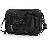 Mardingtop Molle Tactical Pouch, Admin Molle Pouch EDC Tool Utility Bag with Shoulder Strap for Commuting, Cycling &amp; Short-Distance Hiking