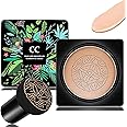 Mushroom Head Air Cushion & BB Cream CC Cream Liquid Foundation Concealer - Lasting, Moisturizing Makeup Base for Even Skin Tone - Natural Finish