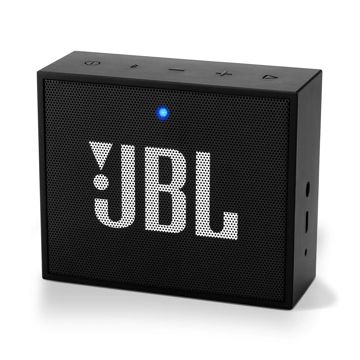 (Renewed) JBL Go + Portable Wireless Bluetooth Speaker with Mic (Black