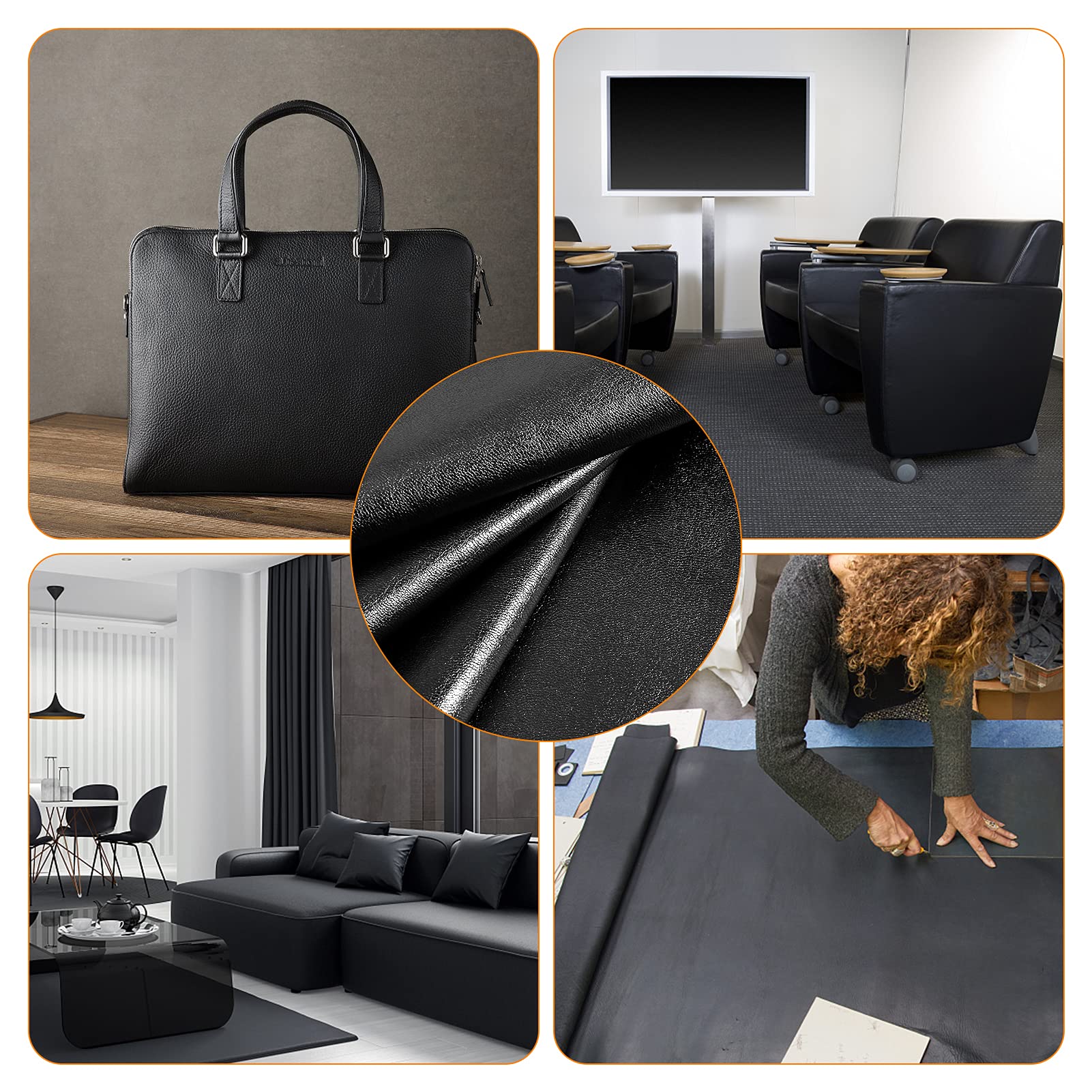 PU Fabric Leather 2 Yards 58