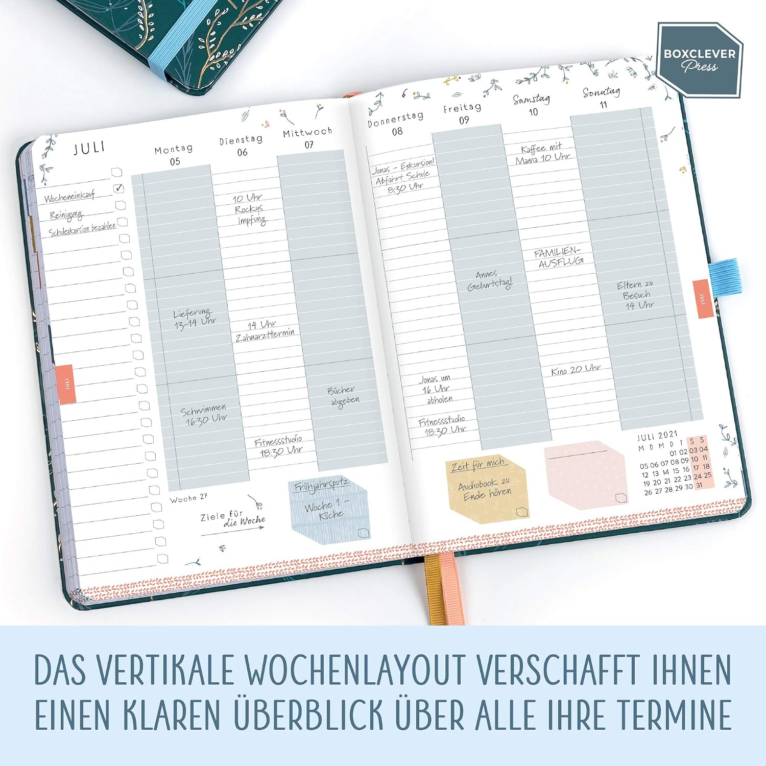 (in German) Boxclever Press Everyday A5 2021 Diary. 2021 Diary A5 Week to View with Vertical Layout to Manage Any Schedule. Diary 2021 - Image 4