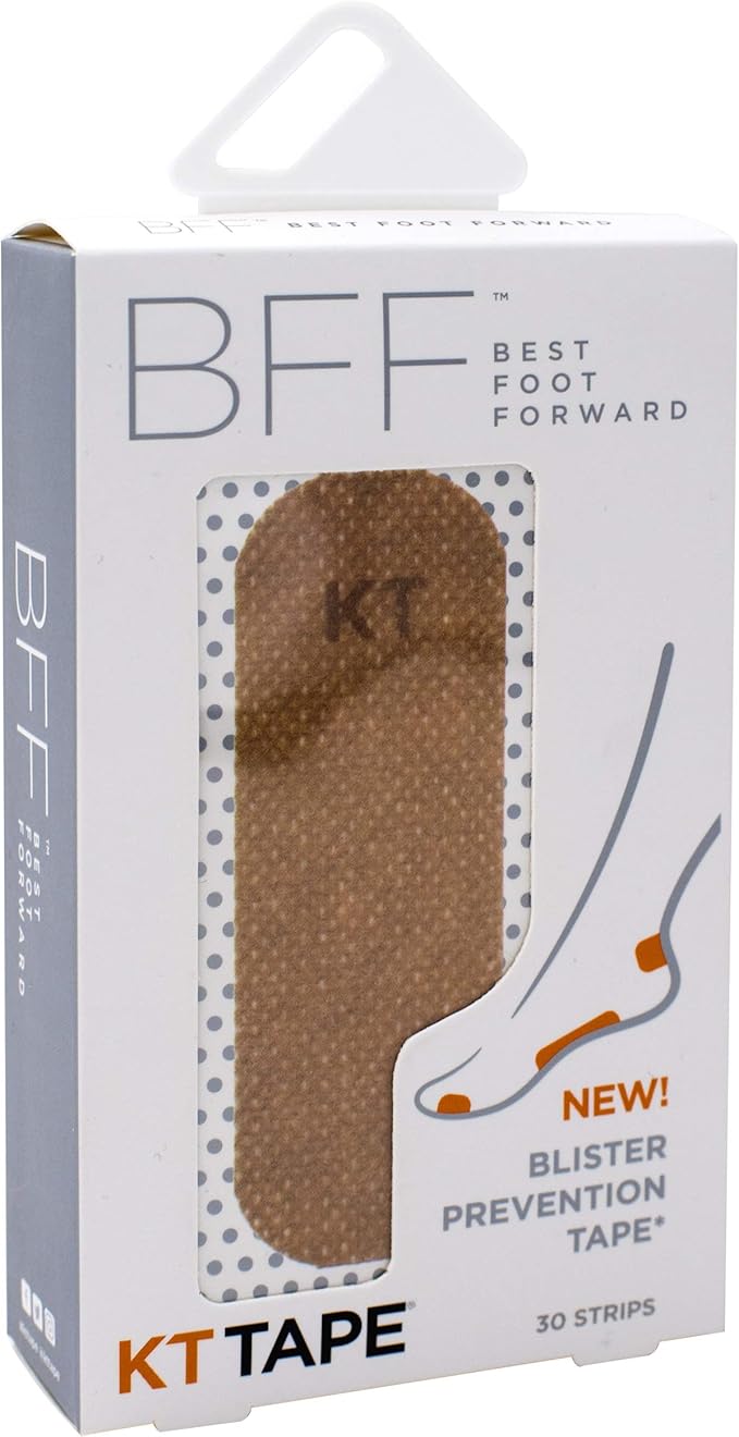 KT Tape BFF Blister Prevention Tape, FrictionReducing, Thin, Flexible, Breathable