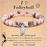 Tarsus Volleyball/Basketball/Football/Softball/Baseball Bracelet Gifts for Boys Girls, Teen Boys/Girls Gift Ideas for Christmas Graduation Birthday