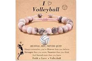 Tarsus Volleyball/Basketball/Football/Softball/Baseball Bracelet Gifts for Boys Girls, Teen Boys/Girls Gift Ideas for Christmas Graduation Birthday
