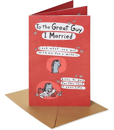 American Greetings Valentinstagskarte Für Ehemann – Mit Folie & Prägung, 11,7x17,1 Cm