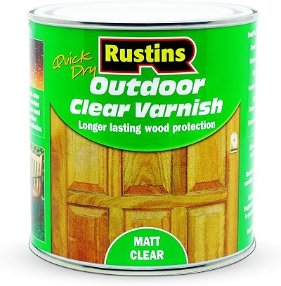 Rustins Quick Dry Outdoor Clear Varnish 1L Matt