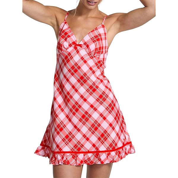 Victoria's Secret Icon Satin Midi Slip, Silk Nightgown, VS Logo, Women's  Lingerie, Pink (XS) at Amazon Women's Clothing store