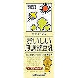 キッコーマン飲料 おいしい無調整豆乳 200ml&times;18本