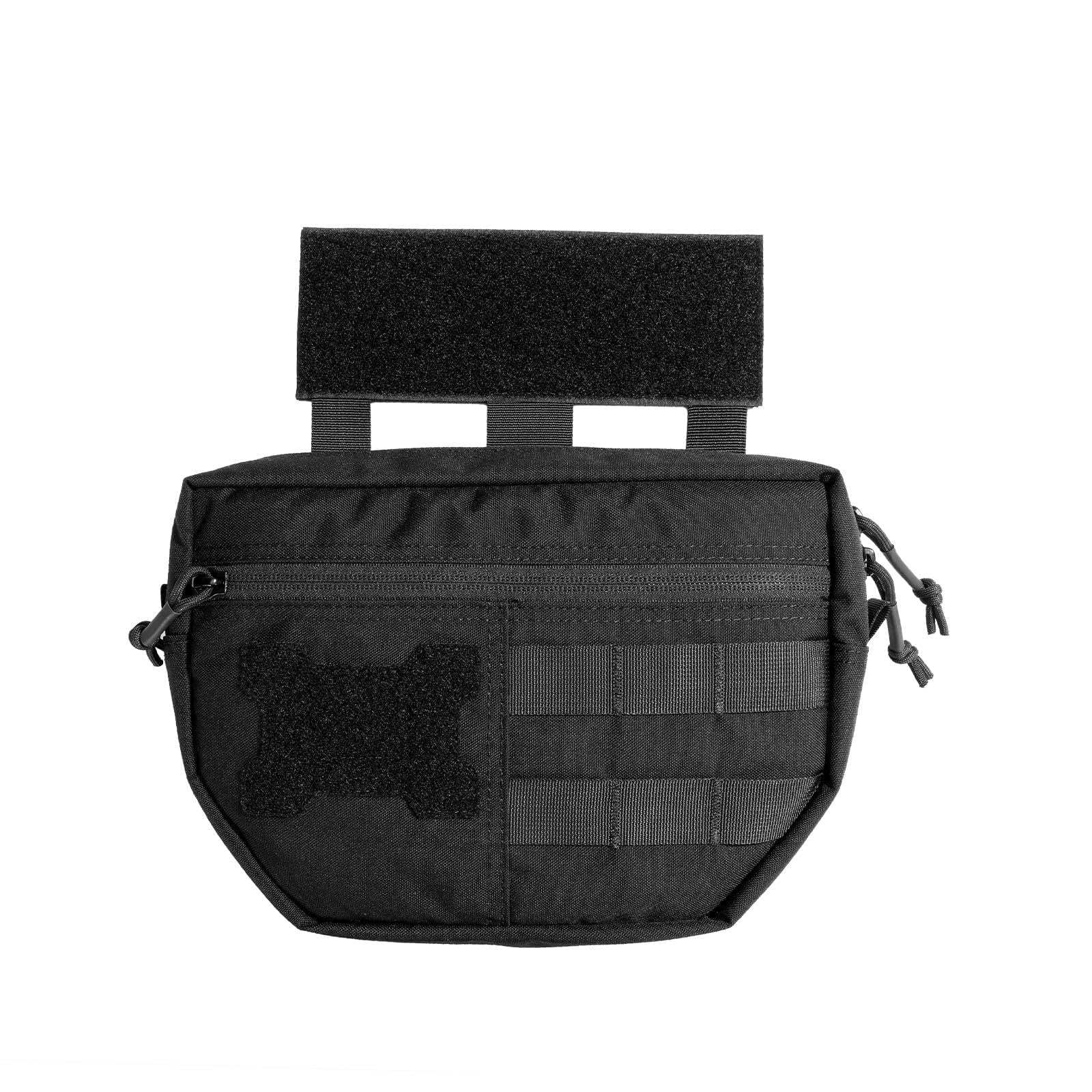 EXCELLENT ELITE SPANKER MOLLE Drop Dump Pouch Admin Pouch Tactical Utility Nylon Pack Tools Pocket(Black)
