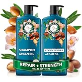 Herbal Essences Argan Oil Repair Shampoo &amp; Conditioner Set, Moisturizes &amp; Smoothes, Paraben-Free, Color-Safe, pH-Balanced, Citrus Scent, 20.2 Fl Oz, 2-Pack