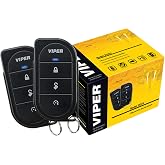 Viper 350 PLUS 3105V 1-Way Car Alarm Keyless Entry,BLACK