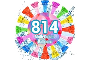 M MITLINK Self Sealing Water Balloons Quick Fill Self Sealing, Water Balloon Yard Games, Water Balloons Rapid Fill Kids Toys, Bunch of Balloons Water Balloons Bulk Outdoor Games (Colorfull)