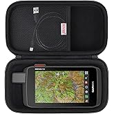 BOVKE Travel Case for Garmin Montana 700i / 700 / 750i GPS Handheld and Satellite Communicator, Mesh Pocket for USB Cables, B