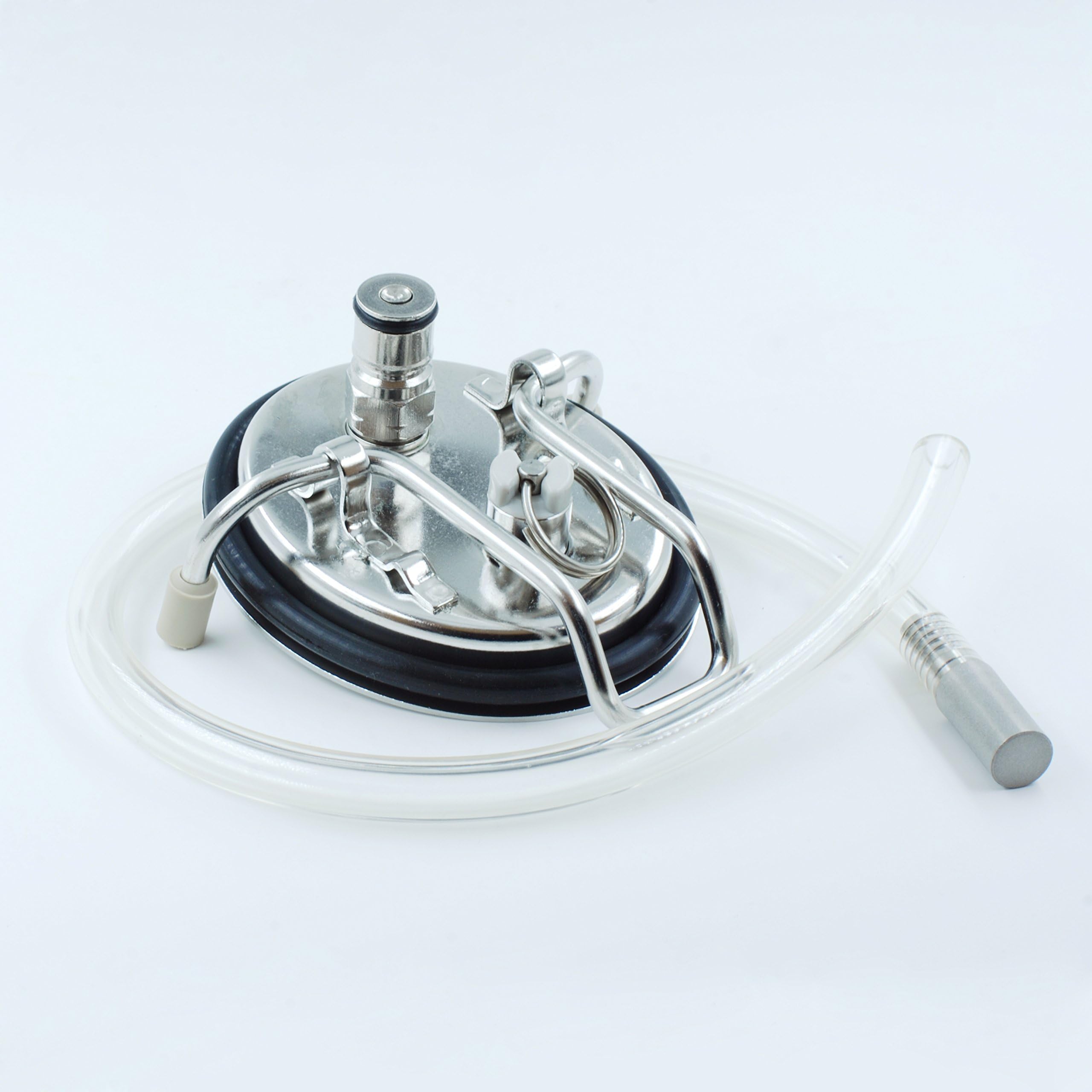 Cornelius Style Keg Carbonation Lid Kit With 2 Micron Diffusion Air Stone