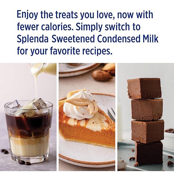 SPLENDA REDUCED CALORIE SWEETENED CONDENSED MILK, NO SUGAR ADDED, 14 OUNCE CAN