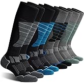 CS CELERSPORT 2/3/4 Pack Ski Socks for Men and Women Skiing, Snowboarding, Winter Performance Socks