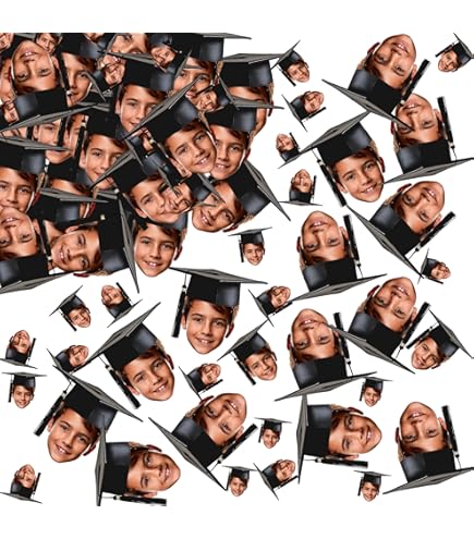 Personalized Photo Face Confetti - Custom 2 Inch Cutouts For Parties, Weddings & Birthdays