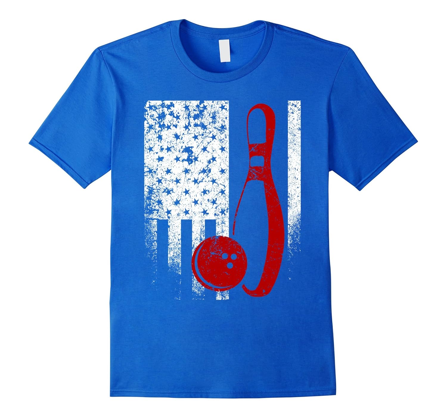 USA Bowling Flag T-Shirt-Art – Artvinatee