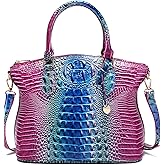 Makcr Joacbv Women Purse Satchel Bag Long Crossbody Classy Tote Bag Top Handle Vegan Leather Ladies Handbags Embossed Pattern