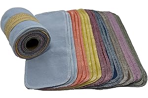 BEECO GIF2U Reusable Toilet Paper Towels 24 Count Roll, Cotton Cloth Paper Bidet Towels, Zero Waste Multifunctionl Cleaning S