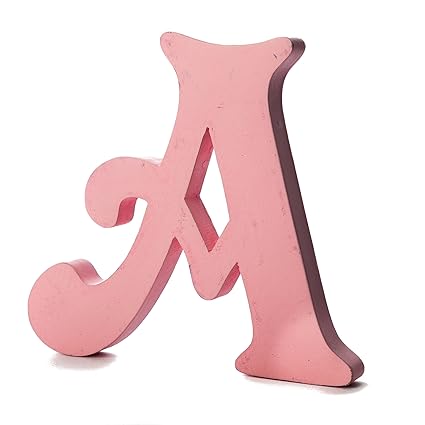 Letter-O-Holic 6-inch (15cm) Wall Mounted Wooden Letter A Alphabet