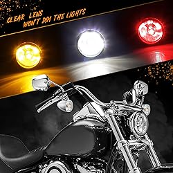 QUASCO Clear Turn Signal Lens Cover 2 Inch Lenses
