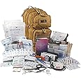 Luminary Tactical Trauma Kit Fully Stocked First Aid Kit Backpack EMS/EMT First Responder Medical Bug Out Bag for Preppers Professionals and Outdoorsman (Coyote Tan)