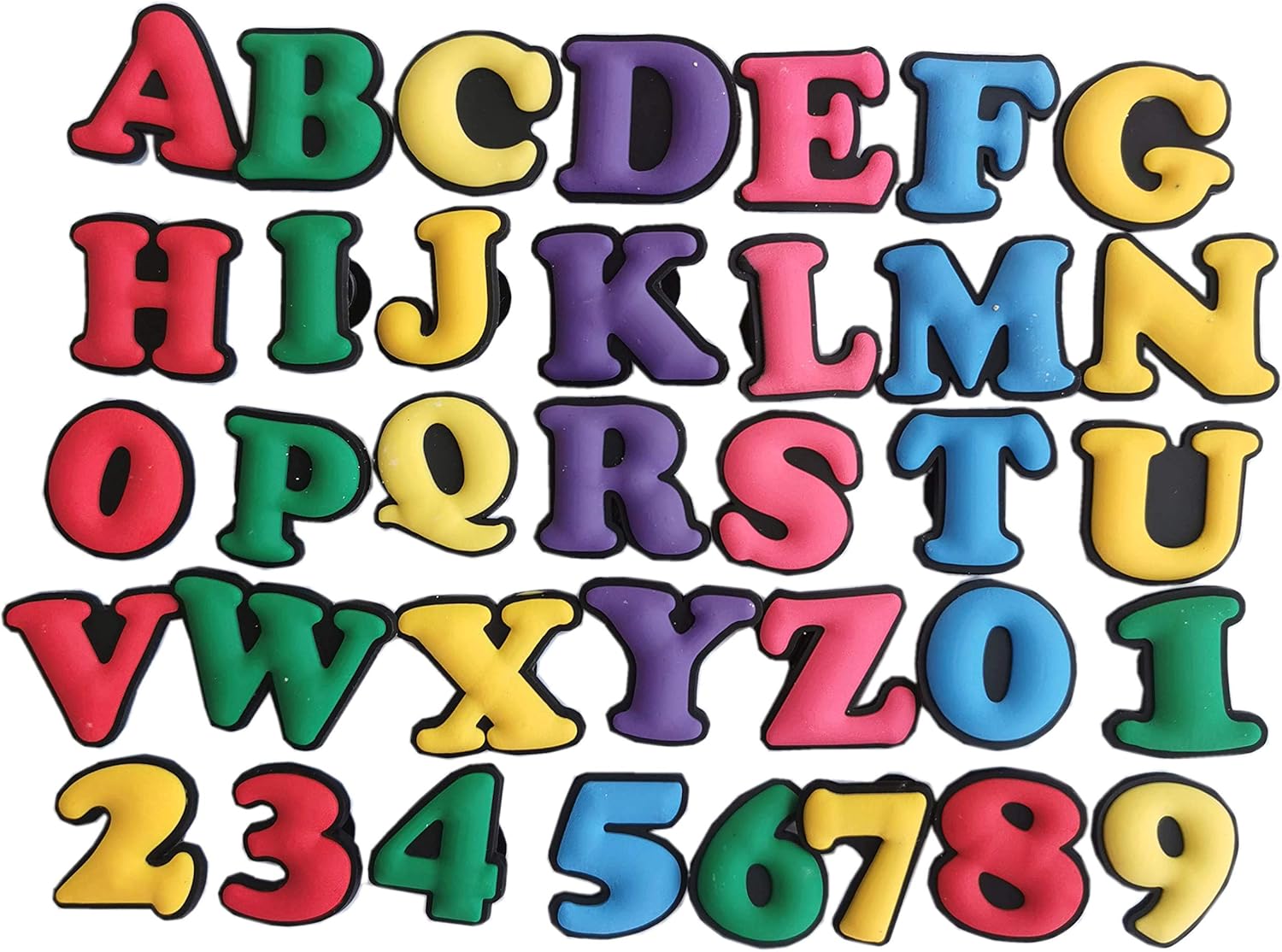 jibbitz alphabet letters