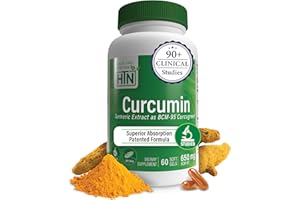 Health Thru Nutrition Curcumin 650mg BCM-95 Curcugreen | Turmeric Curcumin Complex | High Absorption | Healthy Inflammation Response | Clinically Studied | 3rd Party Tested | Non-GMO (Pack of 60)