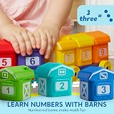 Play-Act Montessori Farm Train Toy for Toddlers 1-4 Years view 3