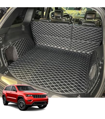 Tapis De Coffre J&j Tapis De Coffre En Caoutchouc Pour Grand Cherokee 2010-2021 - Protection Antidérapante Tapis De Coffre Voiture