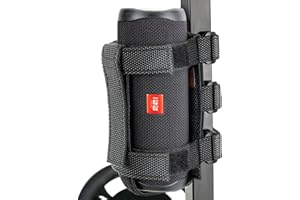10L0L Upgraded Speaker Mount for Golf Cart Accessories, Adjustable Strap Fits Bluetooth Wireless Speaker Holder for Yamaha, EZGO, Club Car Carts and Bike