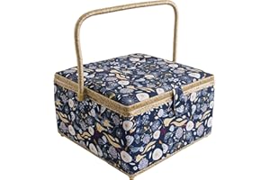 Korbond Sewing Basket, Enchanted Park, Extra Large - Sewing Storage to store Sewing Accessories, Sewing Kits and Embroidery Tools