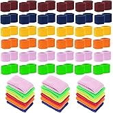 72 Pcs(36 Pairs) Bulk Sports Wristbands - Sweatbands Sports Wrist Bands for Basketball Football Party Favors for Outdoor Activity
