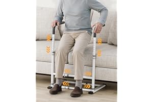JivaJot Couch Stand Assist Aid for Elderly, Sofa Chair Lift Assist Devices for Seniors Sit to Stand, Standing Aids & Supports, Pregnancy, Disabled, Floor Gap Height ≥ 1.4" Leg Gap ＞24", White