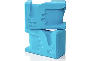 WRIST BUDDY WRISTBuddy® Yoga Blocks 2-Pack (Left + Right) — Ergonomic, Hand-Shaped EVA Blocks for Wrist Relief & Better Grip | Doctor-Designed Support for Yoga, Pilates, Handstands, Push-Ups & Rehab