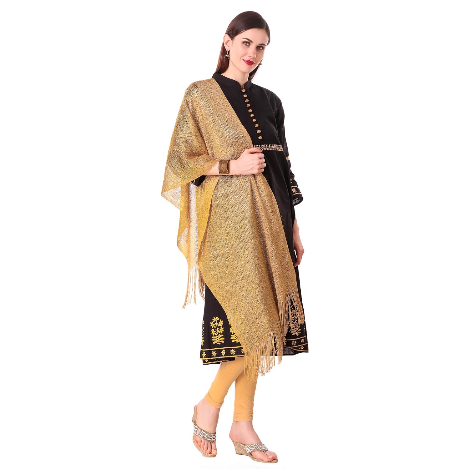 dupatta online golden stoles and scarves for women stylish