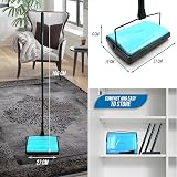 TDBS Manual Carpet Cleaner Sweeper with Detachable Cleaning Comb view 6